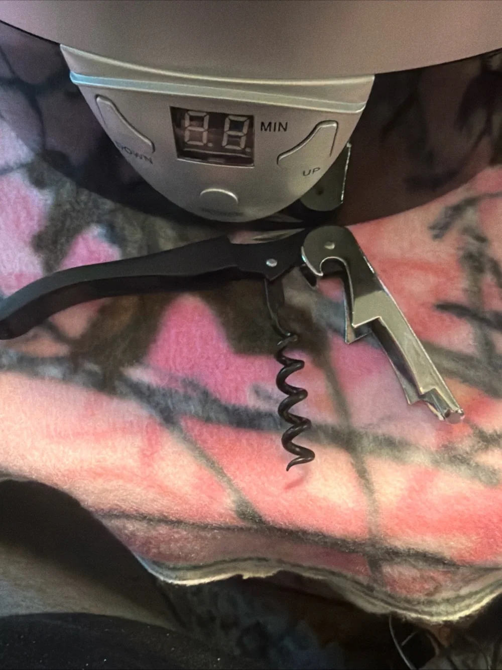 Emerson Silver and Black Wine Chiller Cooler